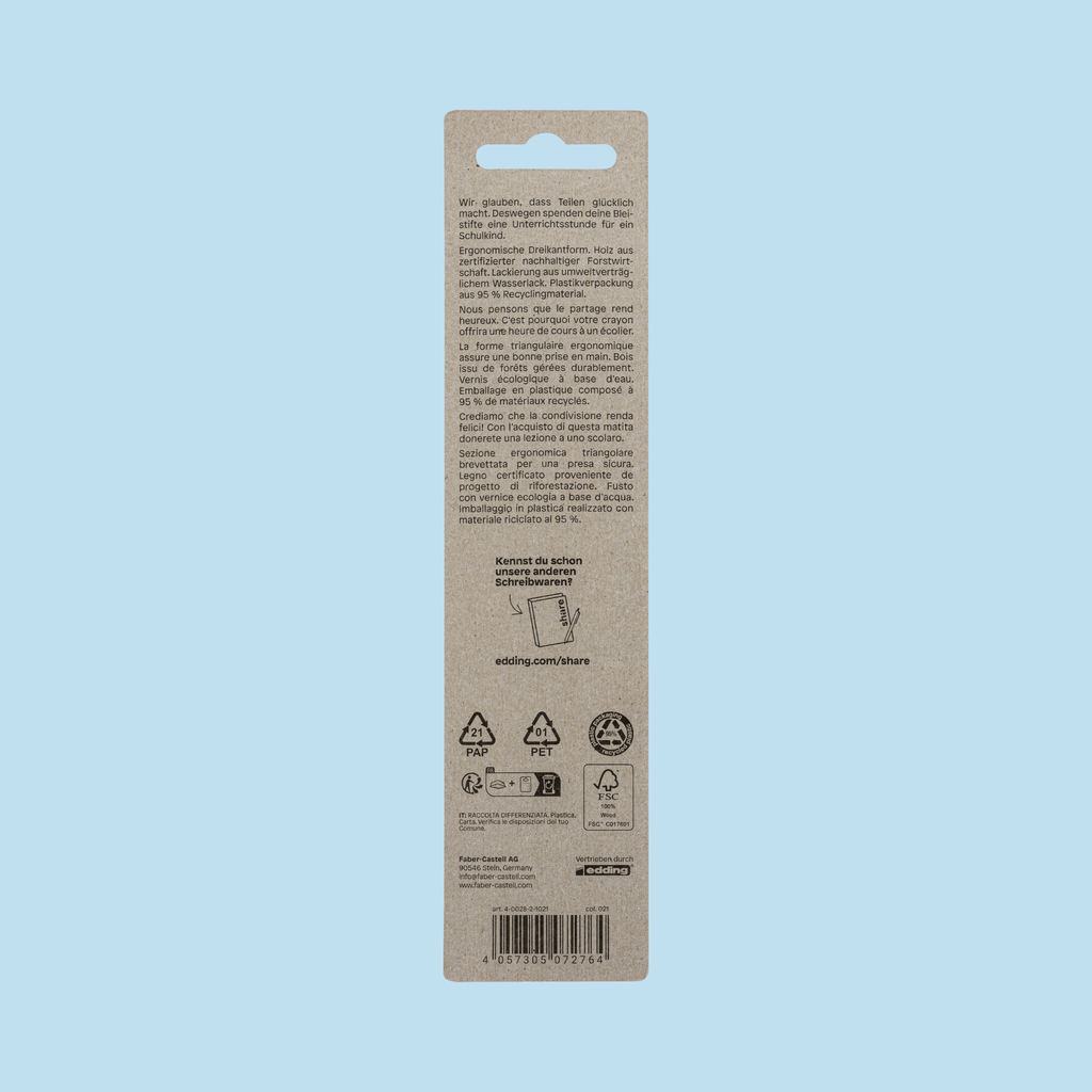 Shavelo - Bleistift HB 2er-Pack