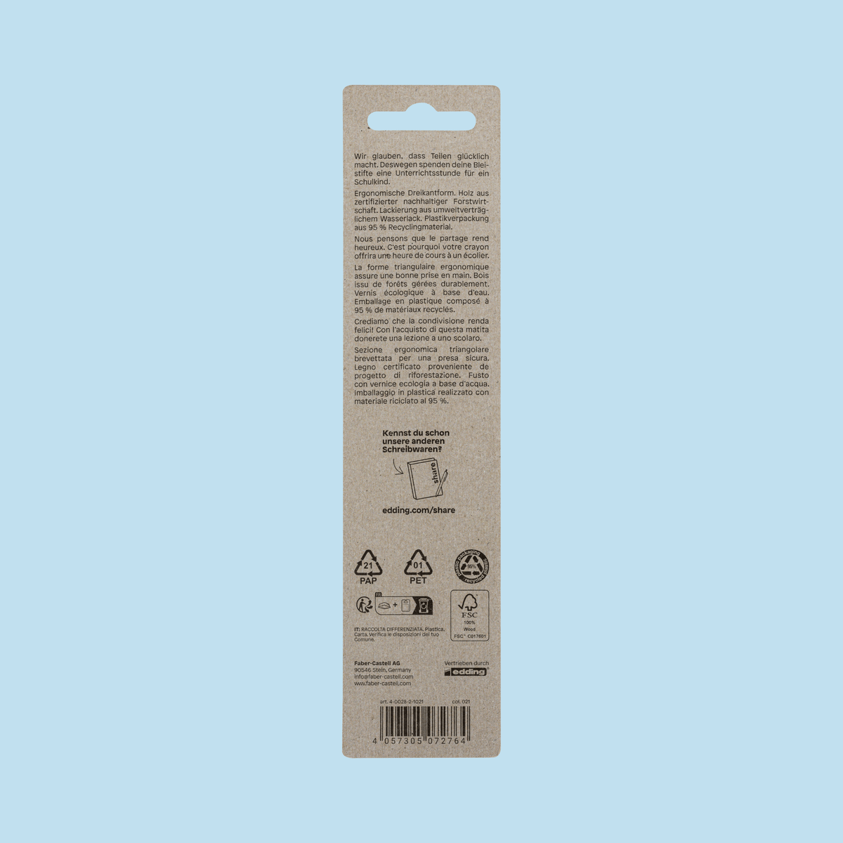 Shavelo - Bleistift HB 2er-Pack