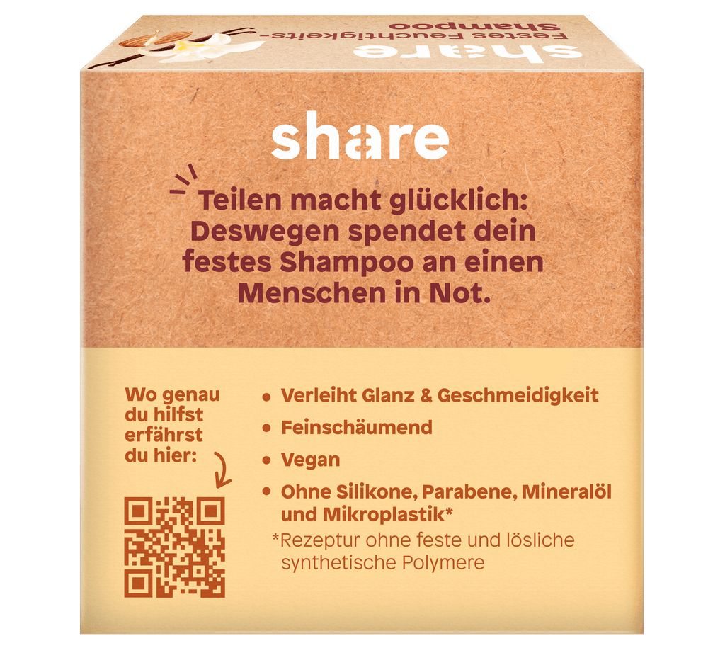 Shavelo - Festes Shampoo Vanille & Mandelöl
