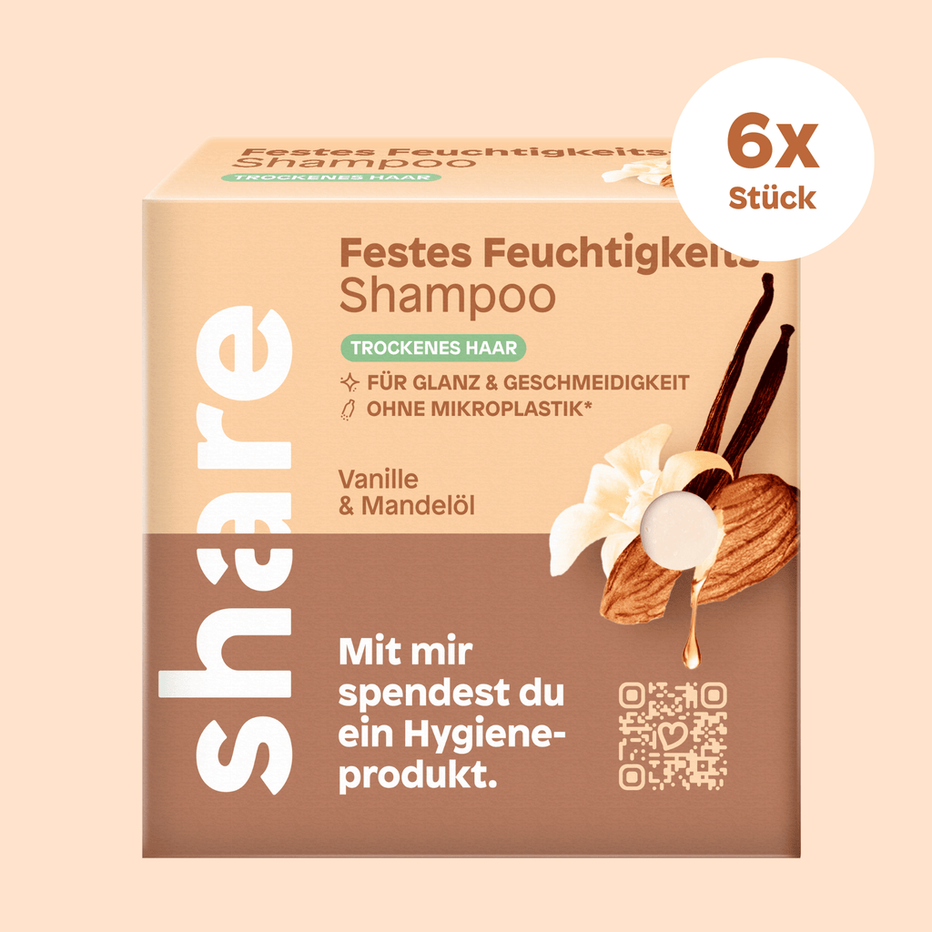 Shavelo - Festes Shampoo Vanille & Mandelöl