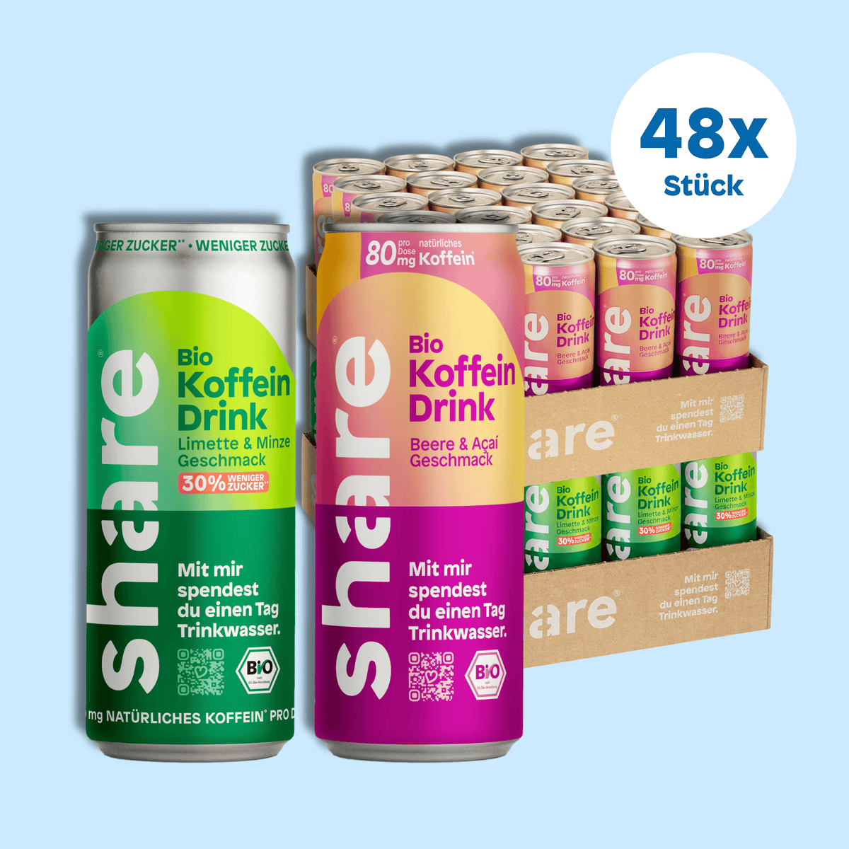 Shavelo - Bio Koffein Drink Sparpaket