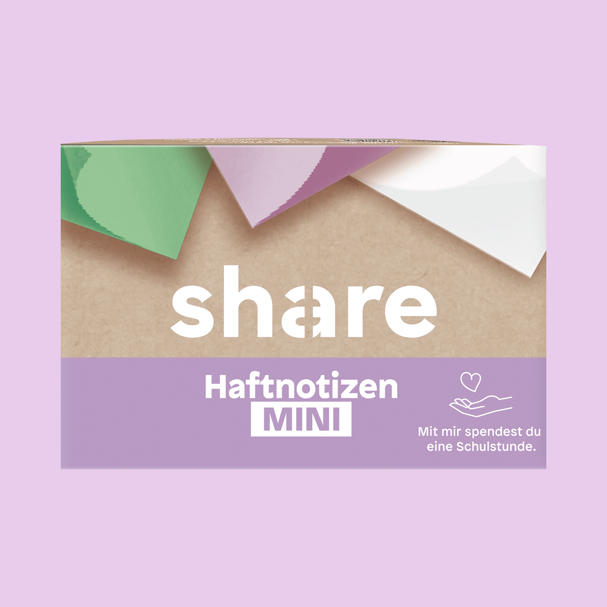 Shavelo - Haftnotizblock Mini 6er-Pack (100 Blatt)