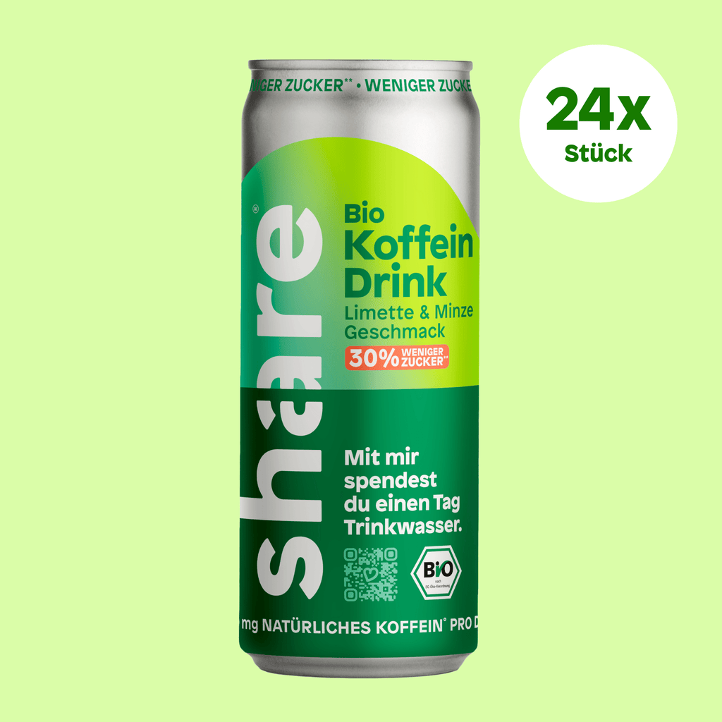 Shavelo - Bio Koffein Drink Limette Minze