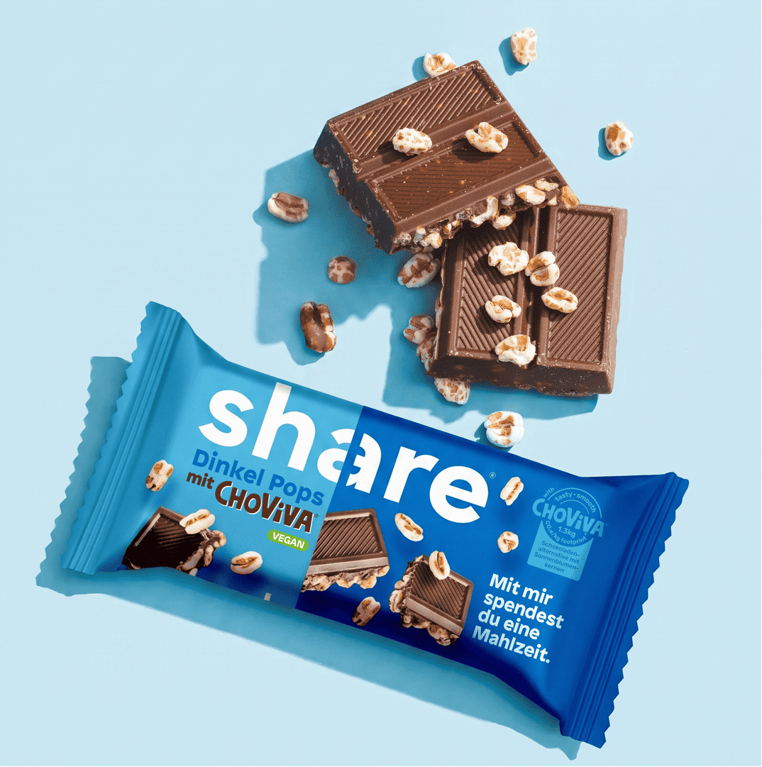 Shavelo - Veganer Dinkel Pops Riegel mit ChoViva