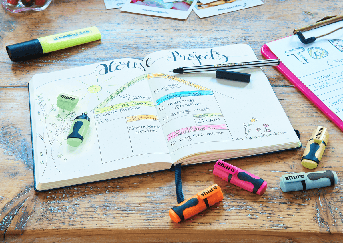 Shavelo - mini Textmarker 6er-Pack